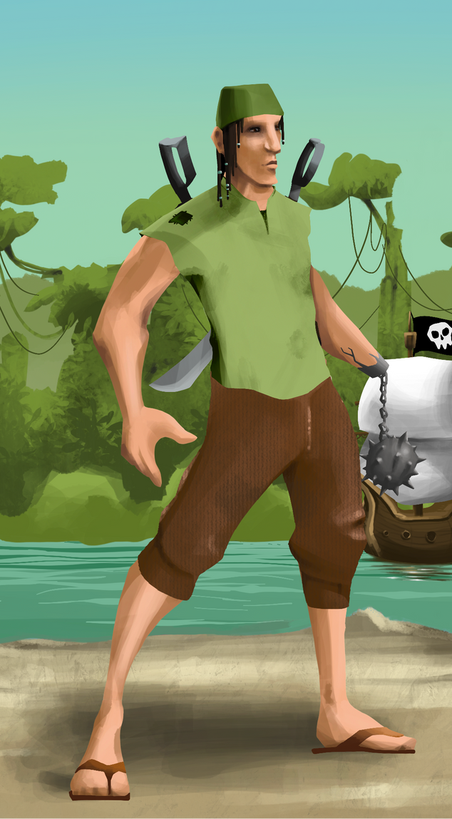 AlgoSeas Pirate #6775 NFT on Algorand