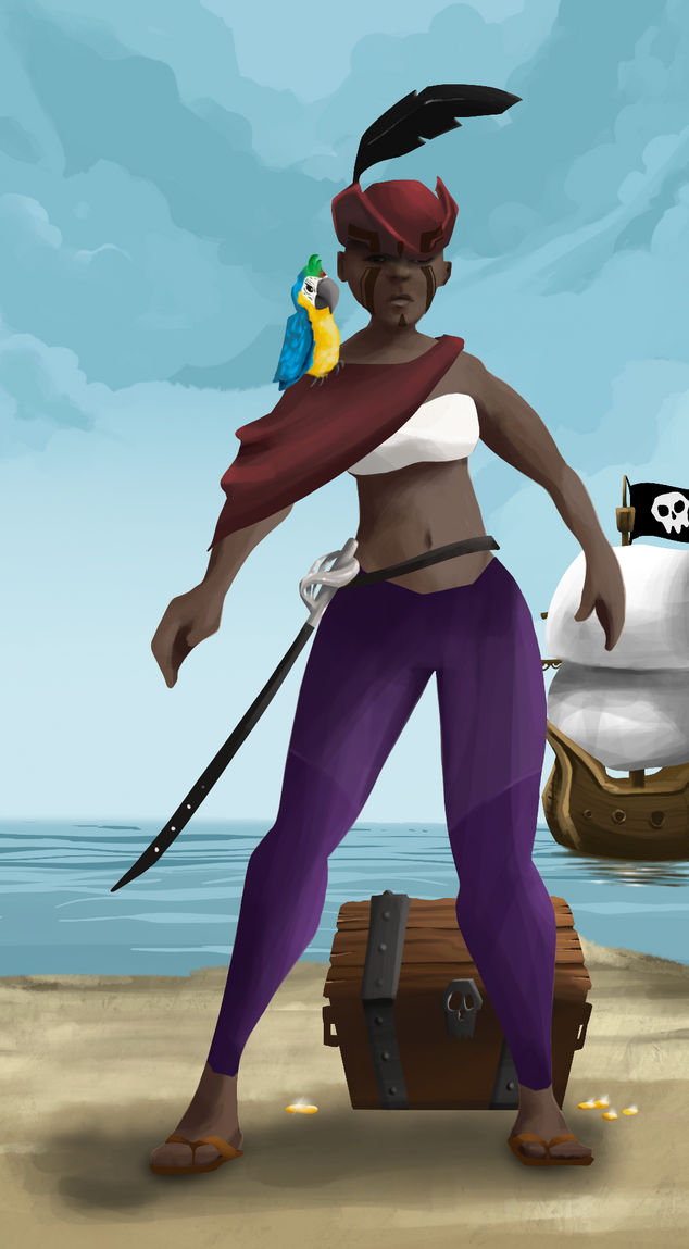 AlgoSeas Pirate #6810 NFT on Algorand