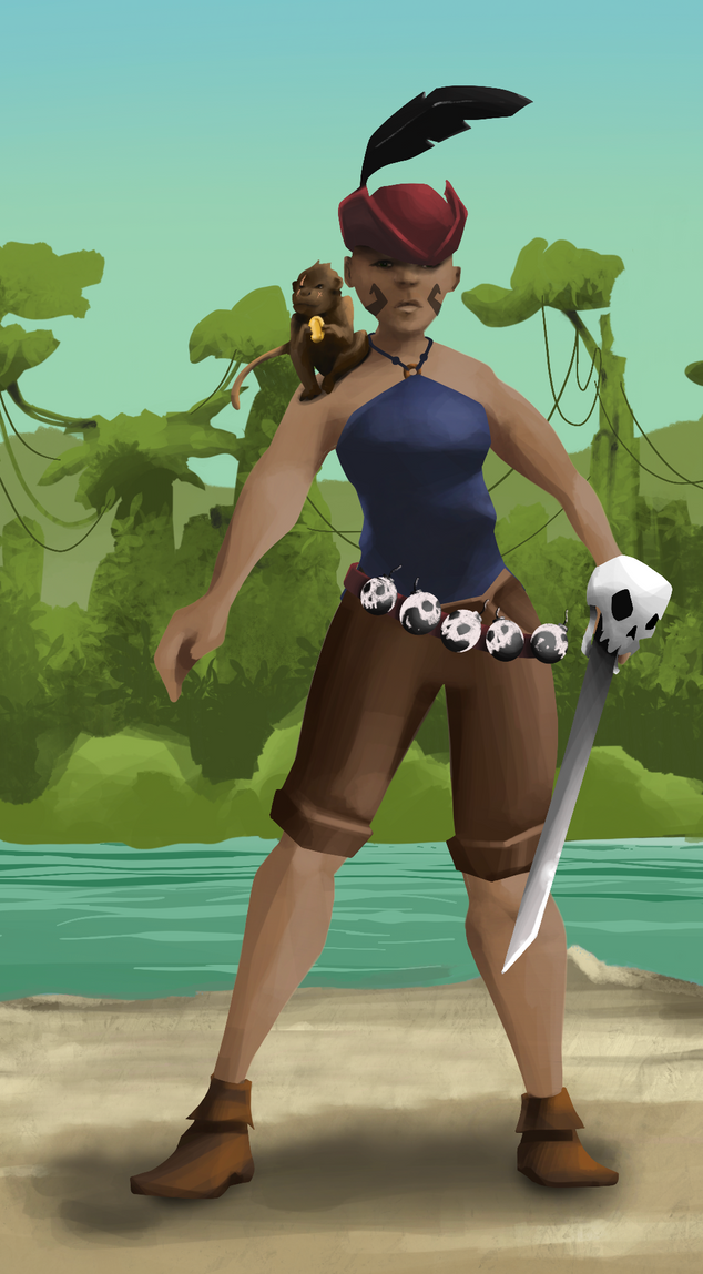 AlgoSeas Pirate #6954 NFT on Algorand