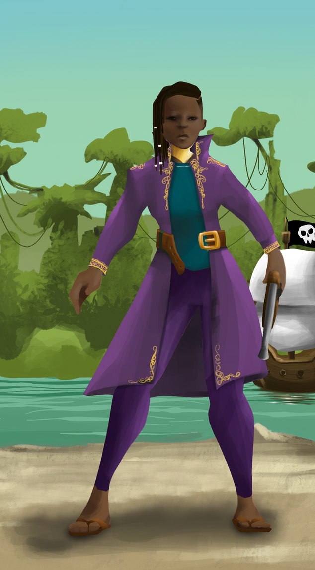 AlgoSeas Pirate #6973 NFT on Algorand