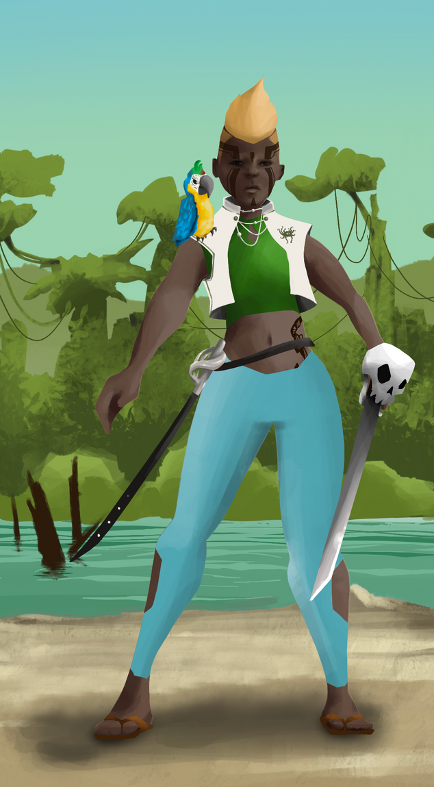 AlgoSeas Pirate #7025 NFT on Algorand