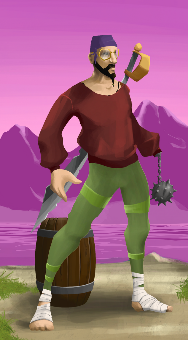 AlgoSeas Pirate #7026 NFT on Algorand