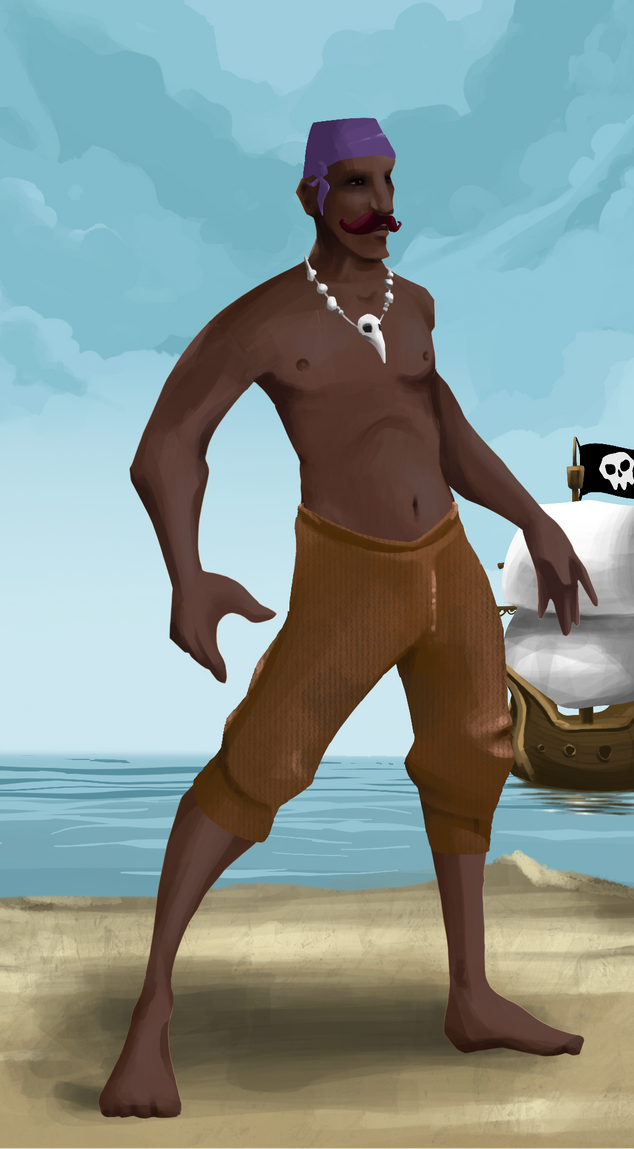 AlgoSeas Pirate #7035 NFT on Algorand