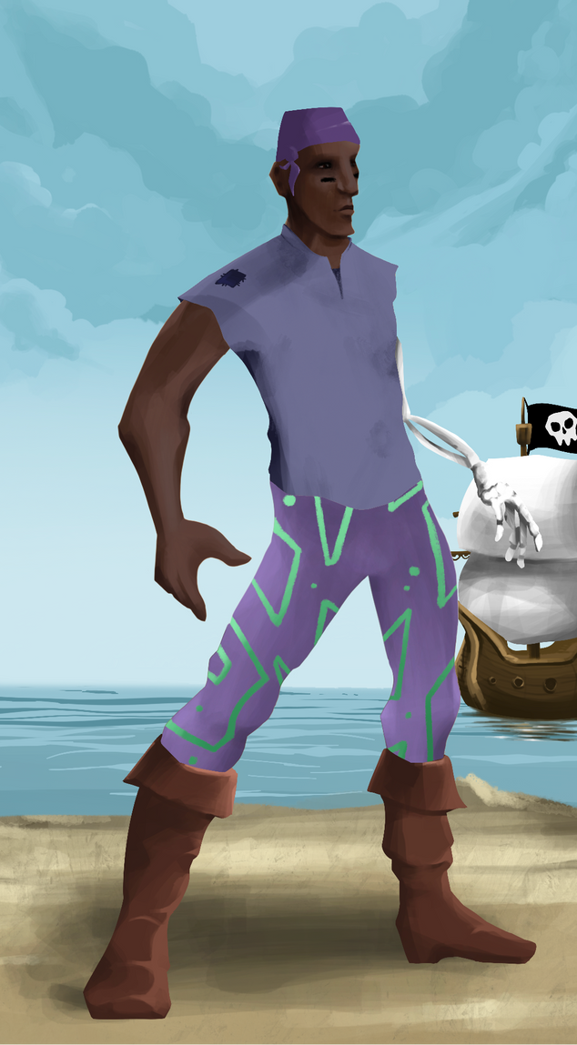 AlgoSeas Pirate #7048 NFT on Algorand