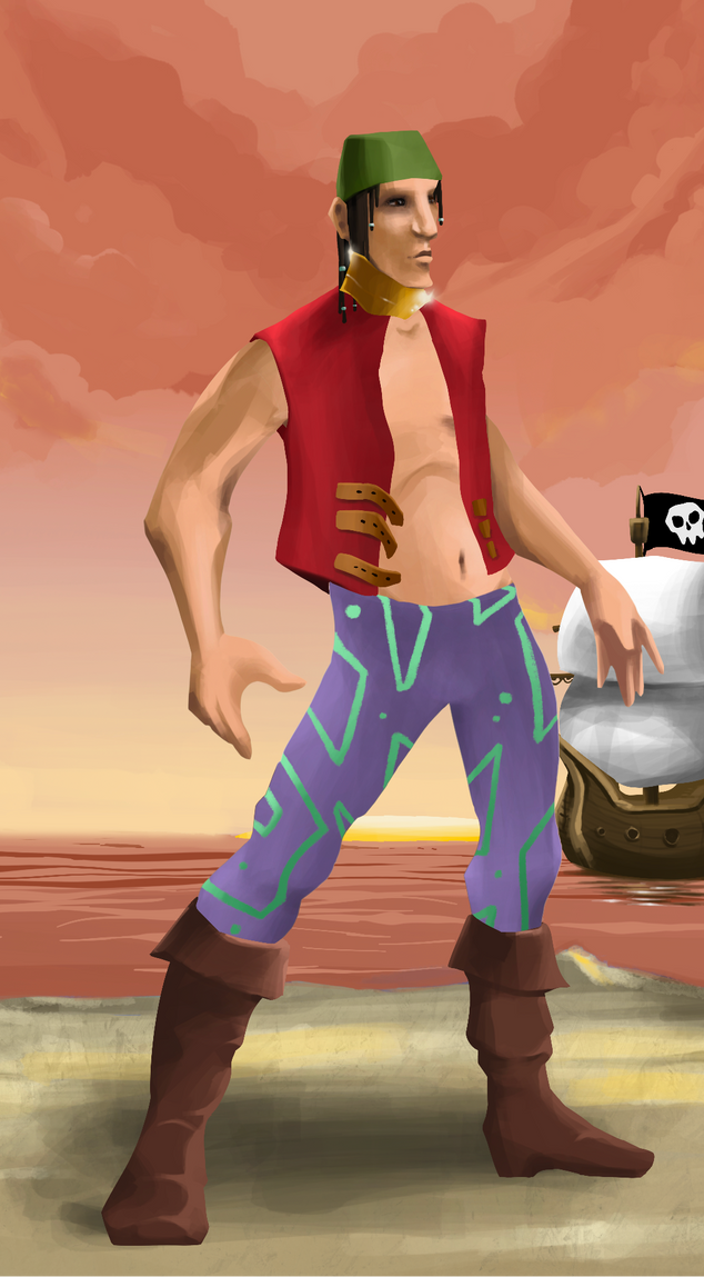 AlgoSeas Pirate #7061 NFT on Algorand