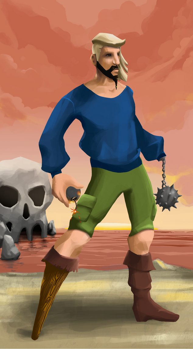 AlgoSeas Pirate #7076 NFT on Algorand