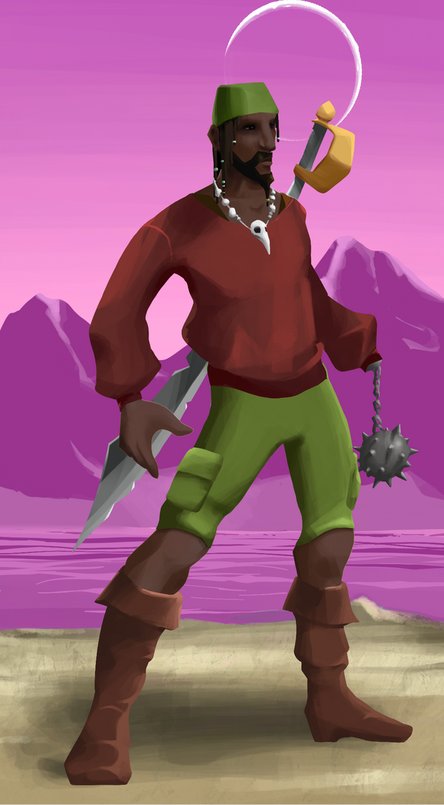 AlgoSeas Pirate #7110 NFT on Algorand