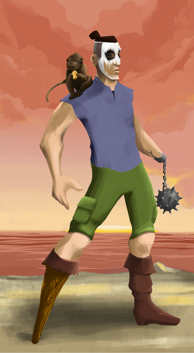 AlgoSeas Pirate #7136 NFT on Algorand