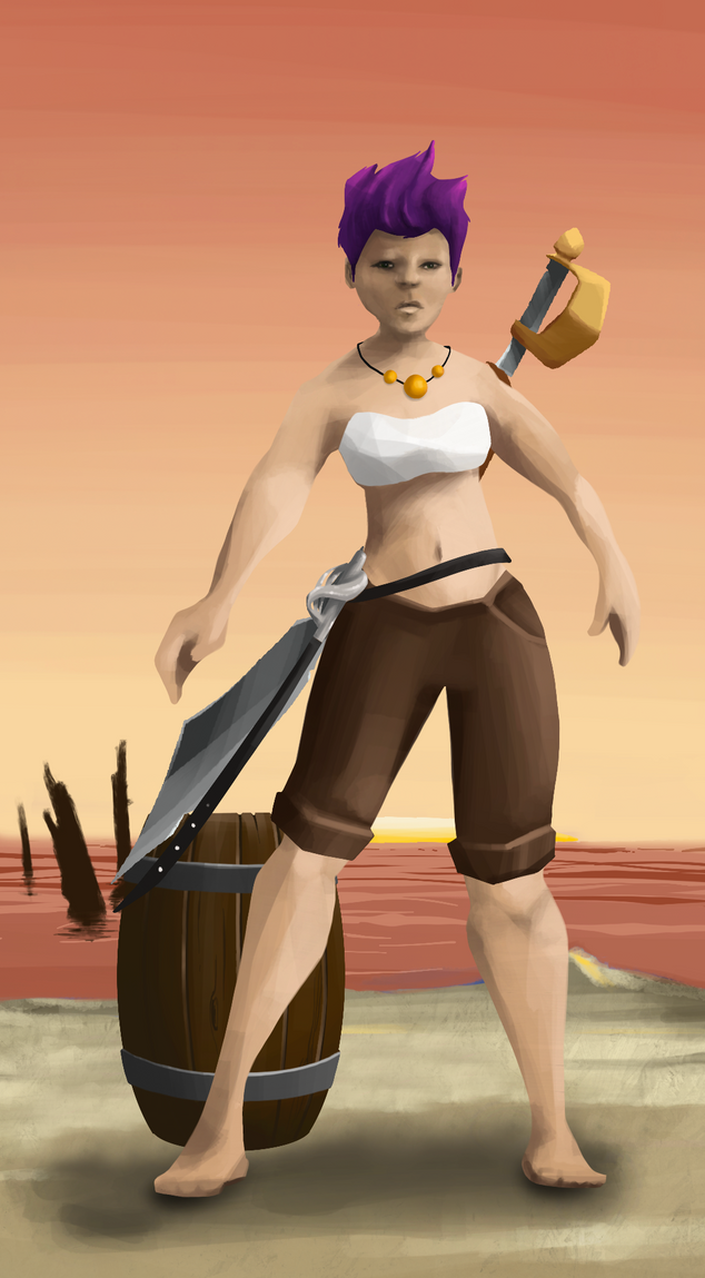 AlgoSeas Pirate #7143 NFT on Algorand