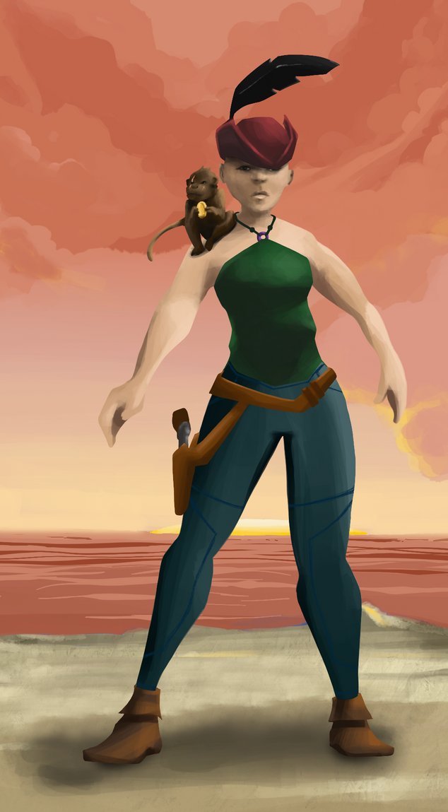 AlgoSeas Pirate #7148 NFT on Algorand