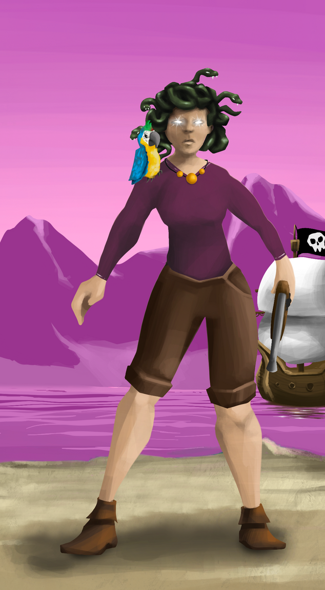 AlgoSeas Pirate #7179 NFT on Algorand