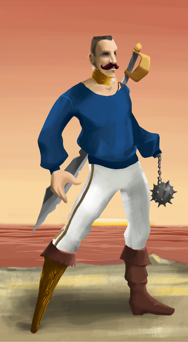 AlgoSeas Pirate #7185 NFT on Algorand