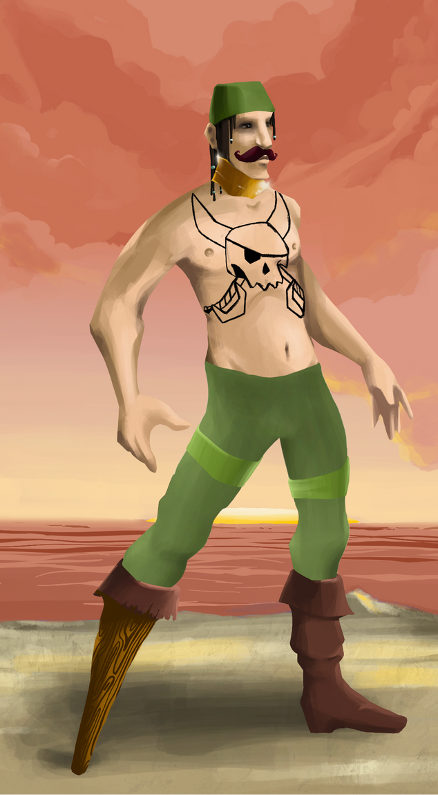 AlgoSeas Pirate #7190 NFT on Algorand