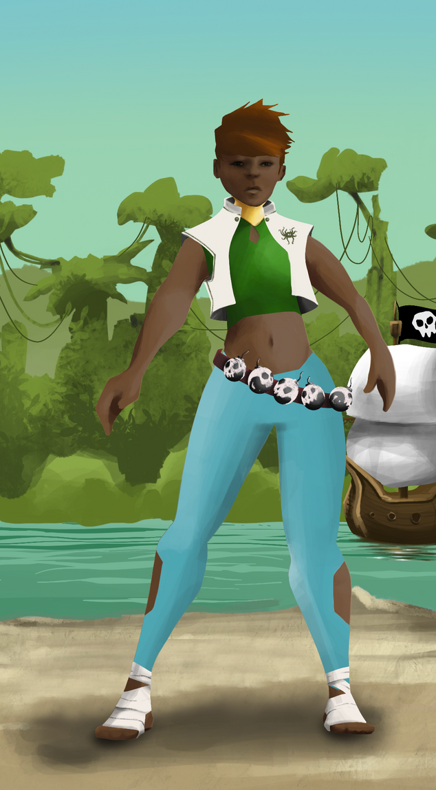 AlgoSeas Pirate #7199 NFT on Algorand