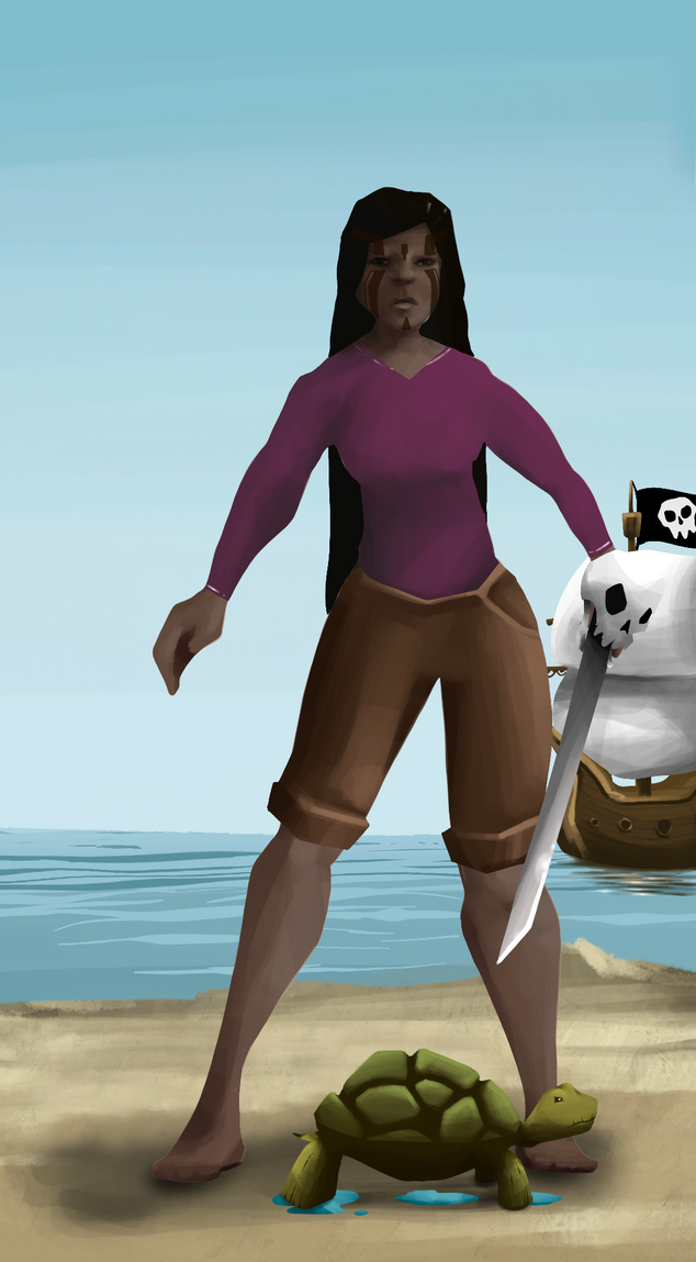 AlgoSeas Pirate #7201 NFT on Algorand
