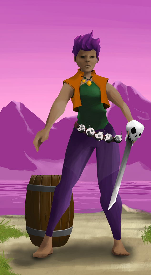 AlgoSeas Pirate #7211 NFT on Algorand