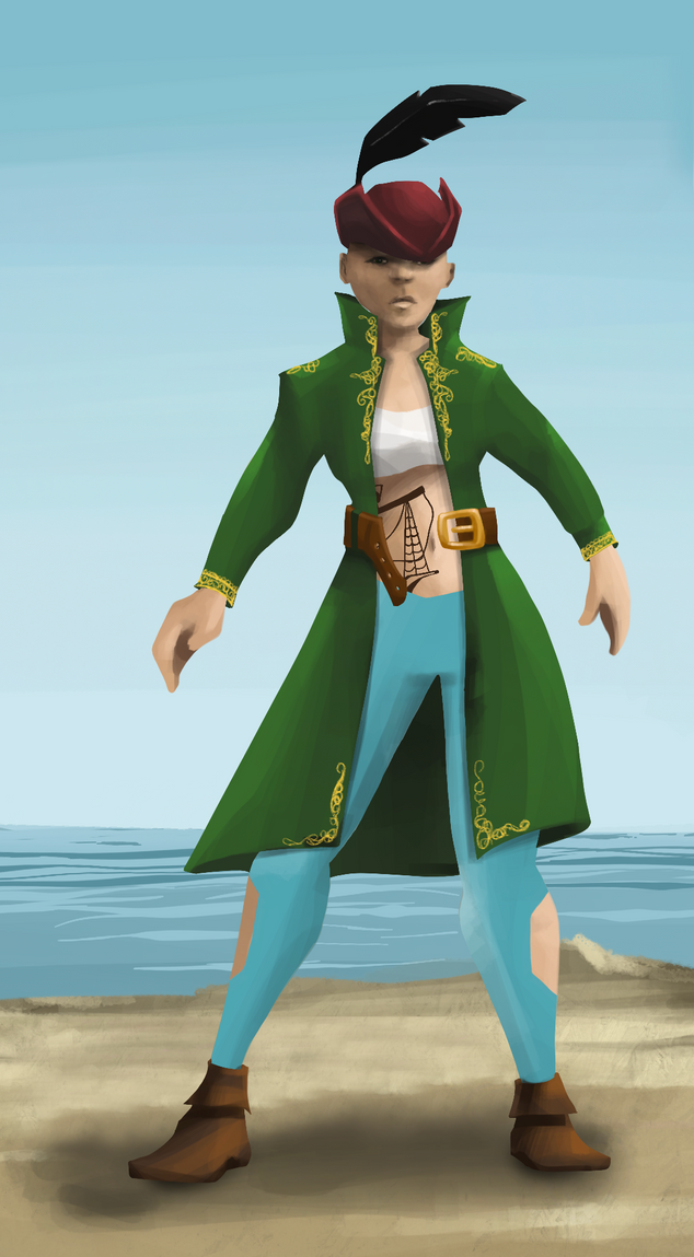 AlgoSeas Pirate #7232 NFT on Algorand