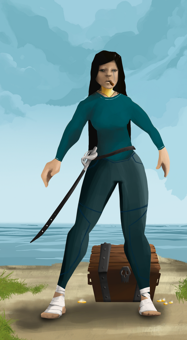 AlgoSeas Pirate #7261 NFT on Algorand