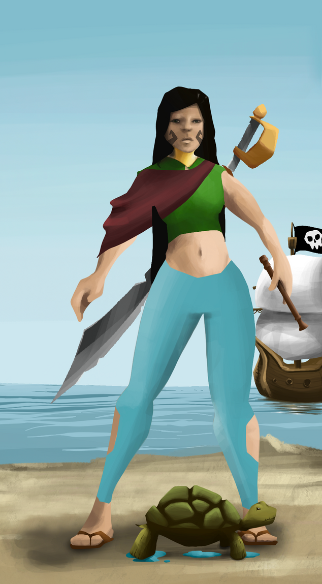 AlgoSeas Pirate #7272 NFT on Algorand