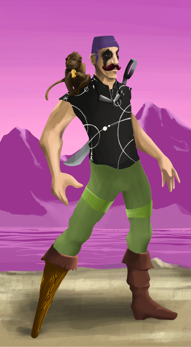 AlgoSeas Pirate #7304 NFT on Algorand