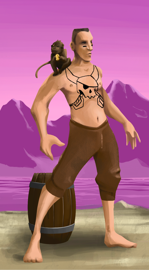 AlgoSeas Pirate #7334 NFT on Algorand