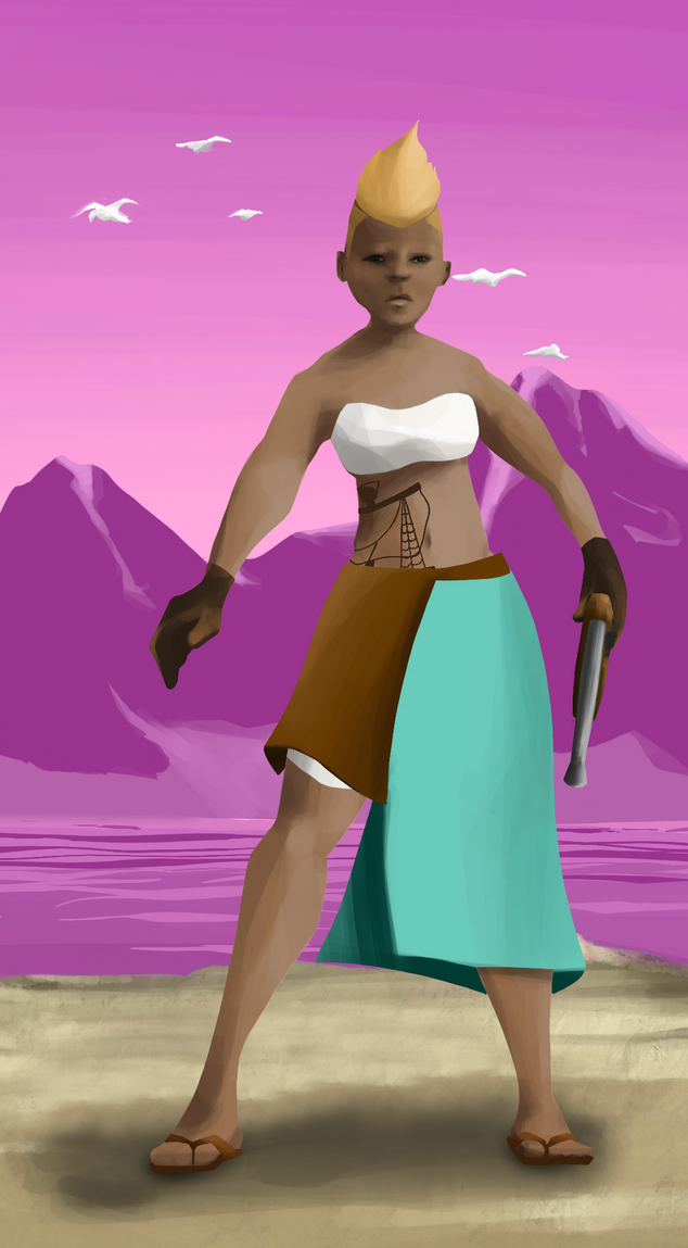 AlgoSeas Pirate #7349 NFT on Algorand