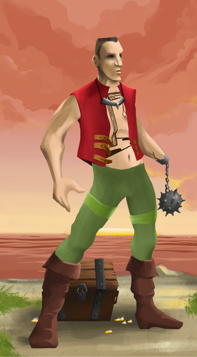 AlgoSeas Pirate #7358 NFT on Algorand