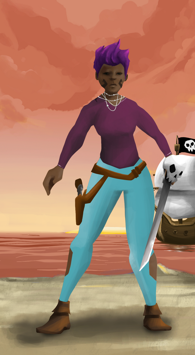 AlgoSeas Pirate #7382 NFT on Algorand