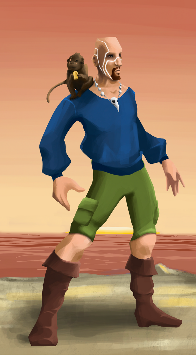 AlgoSeas Pirate #7389 NFT on Algorand