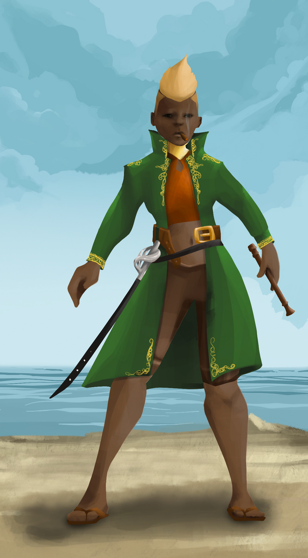 AlgoSeas Pirate #7401 NFT on Algorand