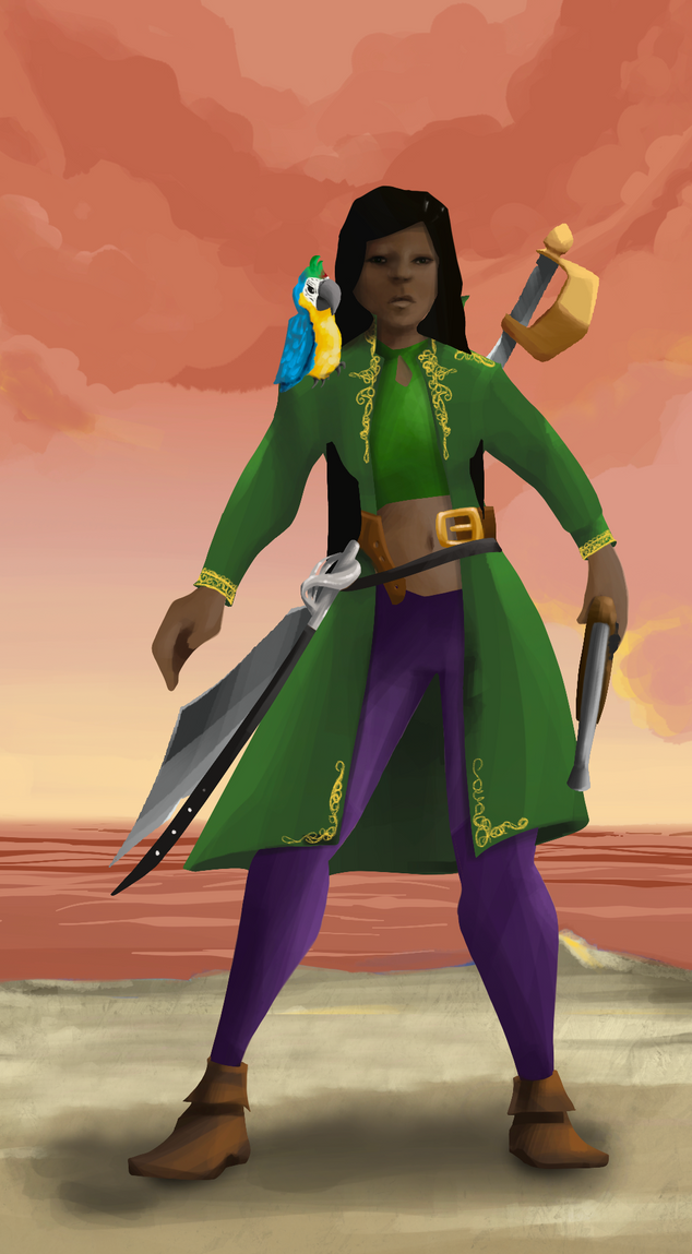 AlgoSeas Pirate #7412 NFT on Algorand