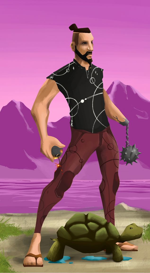 AlgoSeas Pirate #7424 NFT on Algorand