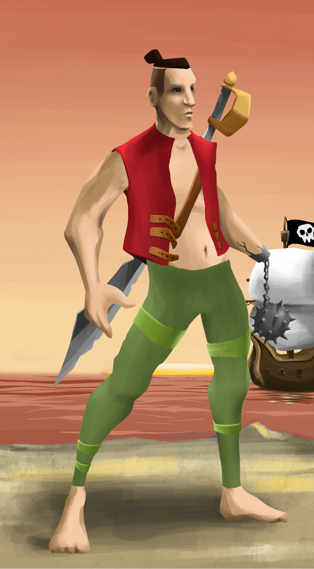 AlgoSeas Pirate #7428 NFT on Algorand