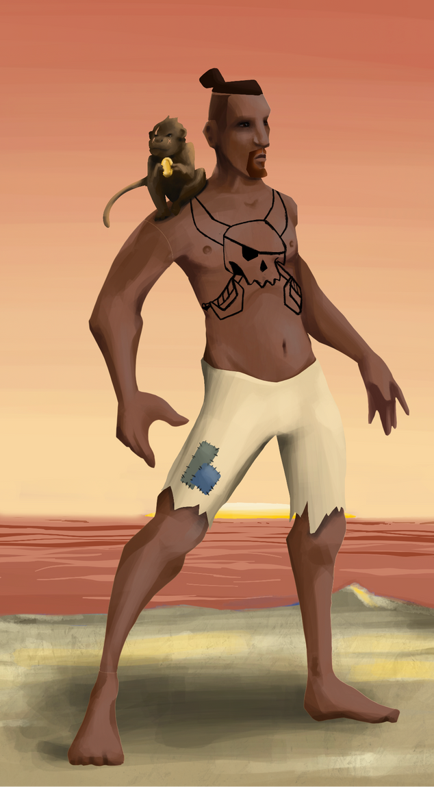 AlgoSeas Pirate #7431 NFT on Algorand