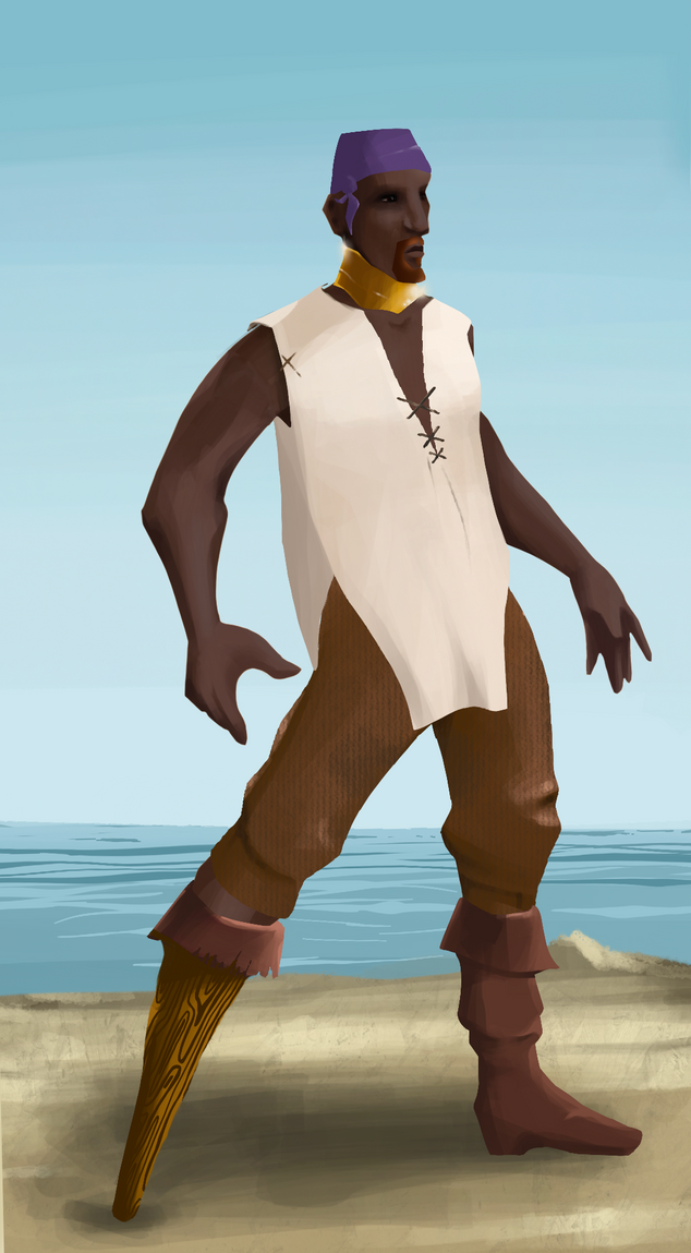 AlgoSeas Pirate #7447 NFT on Algorand