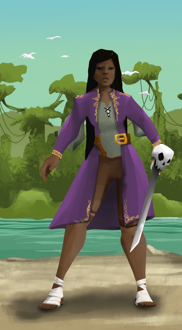 AlgoSeas Pirate #7451 NFT on Algorand