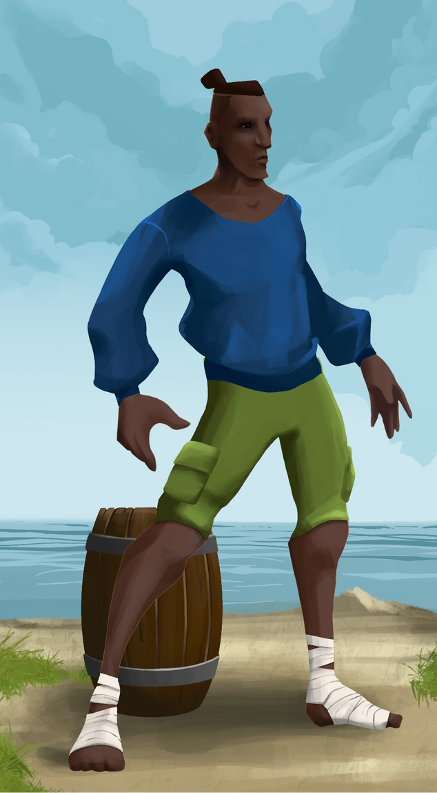 AlgoSeas Pirate #7458 NFT on Algorand