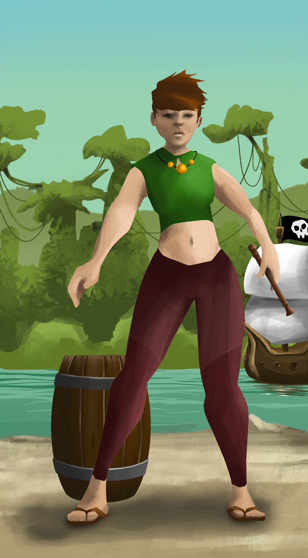 AlgoSeas Pirate #7474 NFT on Algorand