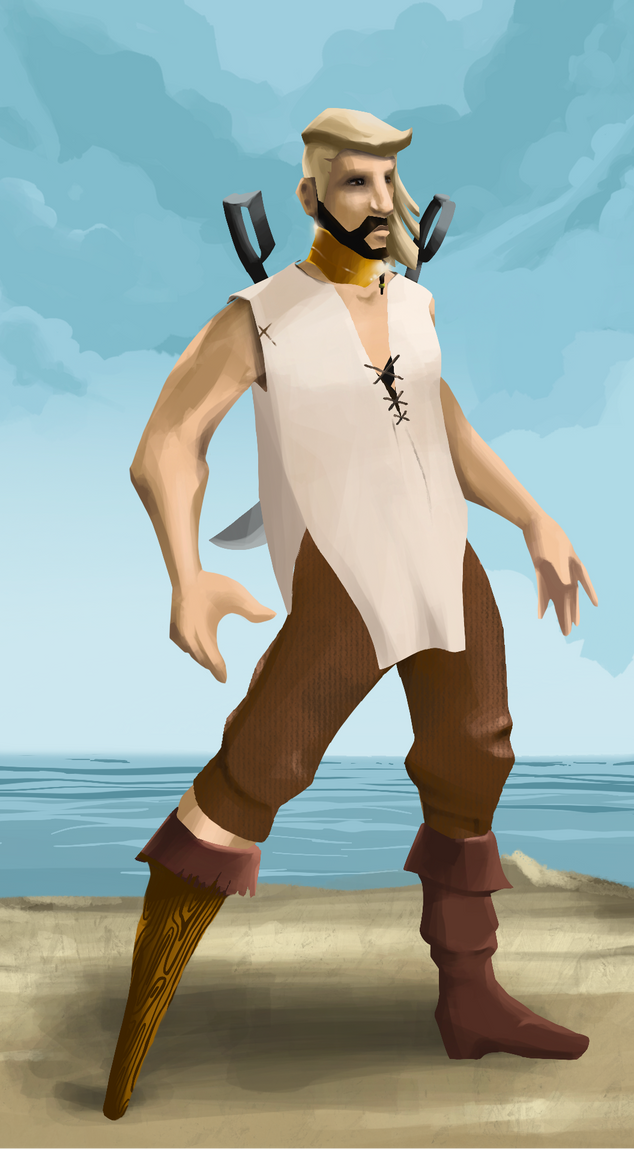 AlgoSeas Pirate #7486 NFT on Algorand