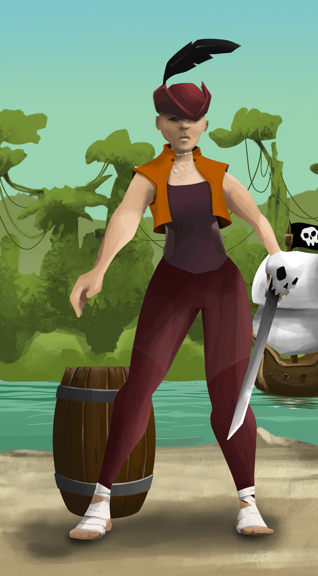 AlgoSeas Pirate #7488 NFT on Algorand