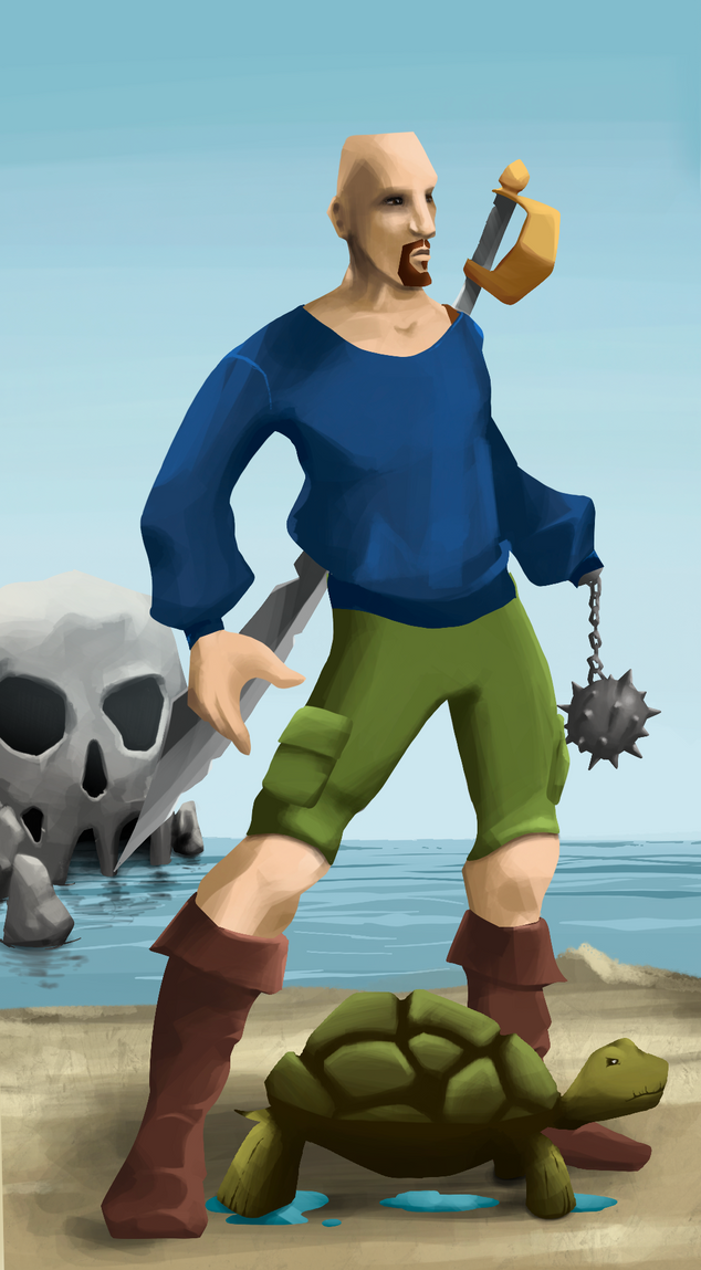 AlgoSeas Pirate #7498 NFT on Algorand