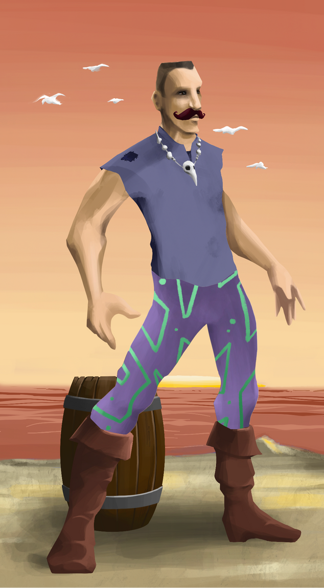 AlgoSeas Pirate #7548 NFT on Algorand