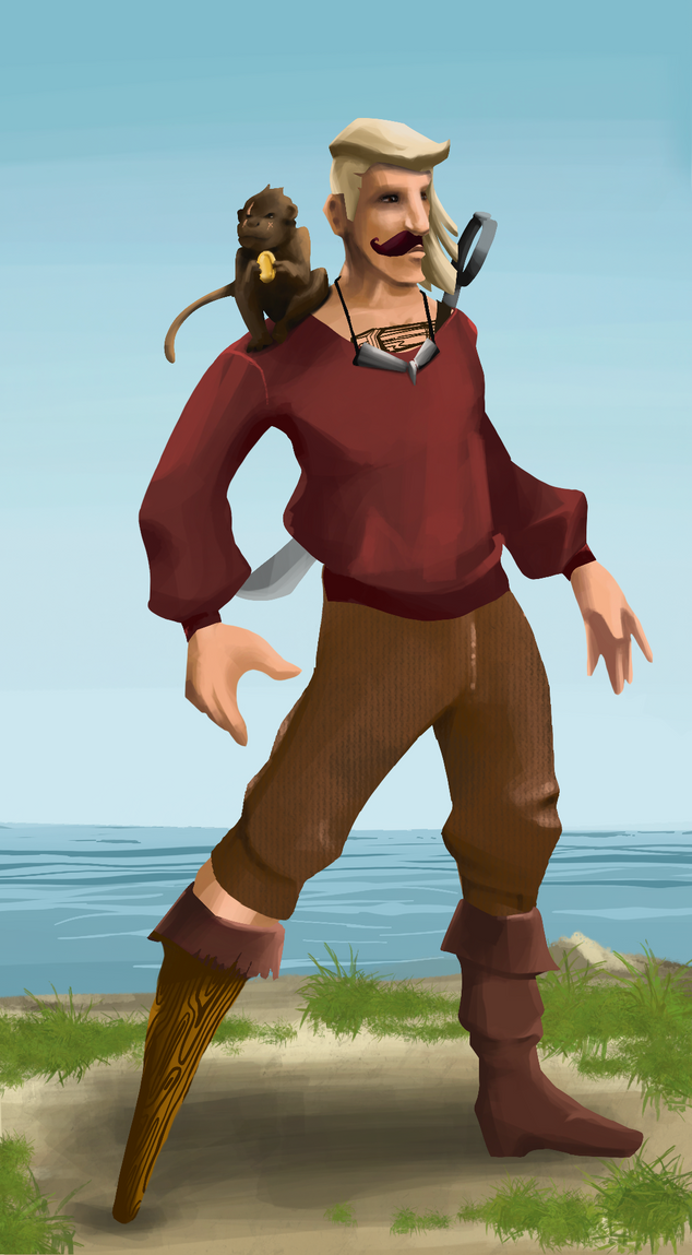 AlgoSeas Pirate #7551 NFT on Algorand