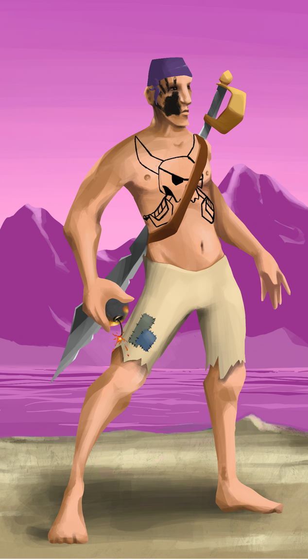 AlgoSeas Pirate #7568 NFT on Algorand