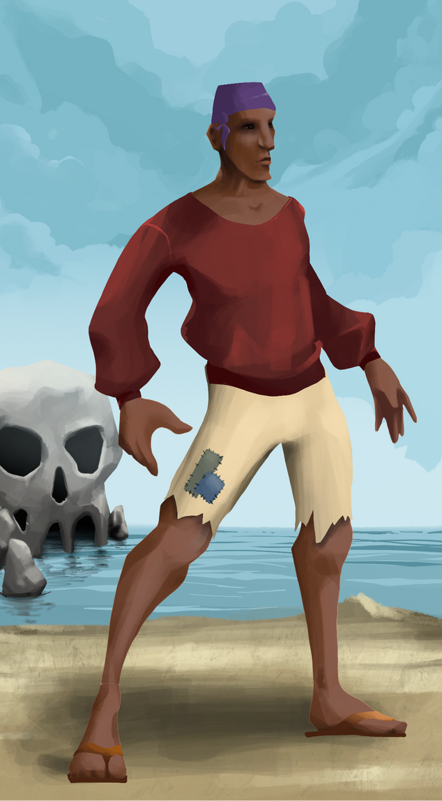 AlgoSeas Pirate #7586 NFT on Algorand