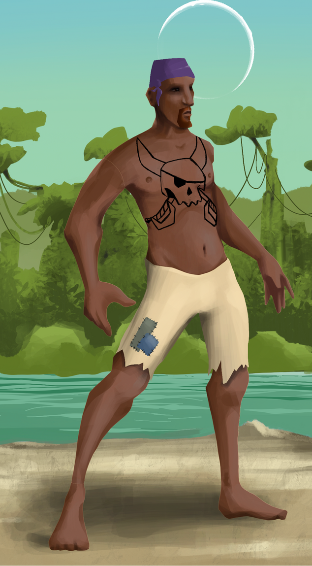 AlgoSeas Pirate #7608 NFT on Algorand