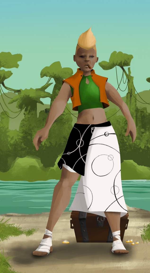 AlgoSeas Pirate #7624 NFT on Algorand