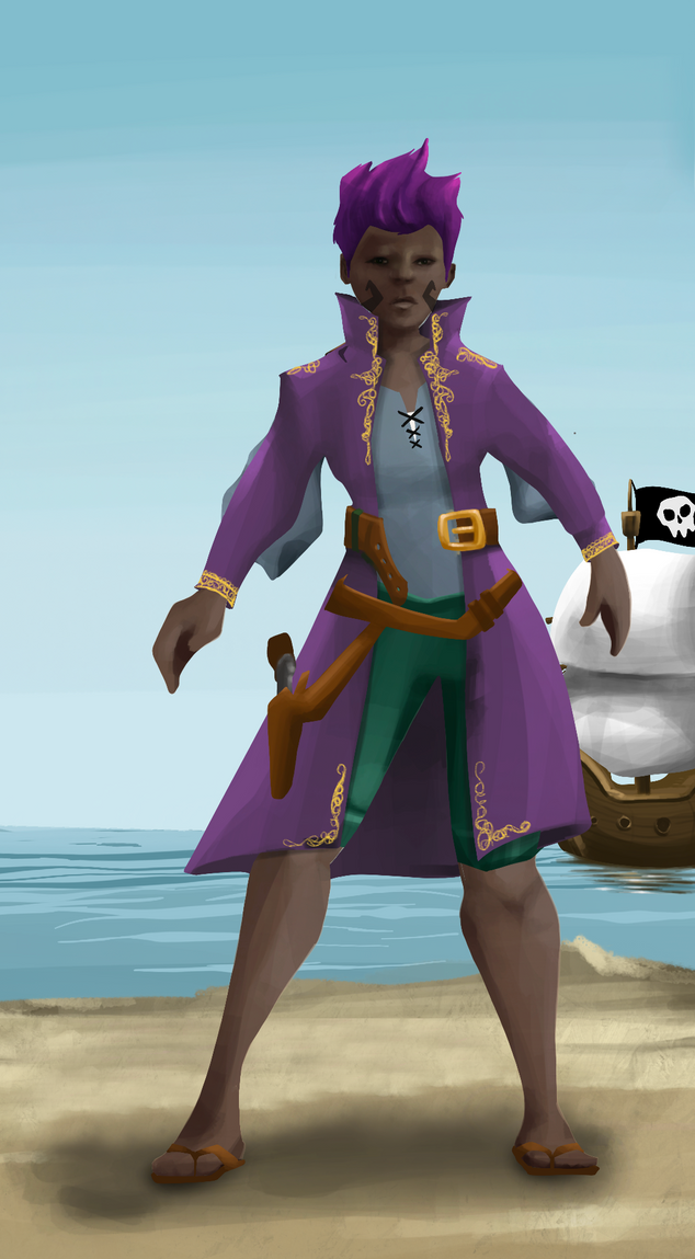 AlgoSeas Pirate #7651 NFT on Algorand
