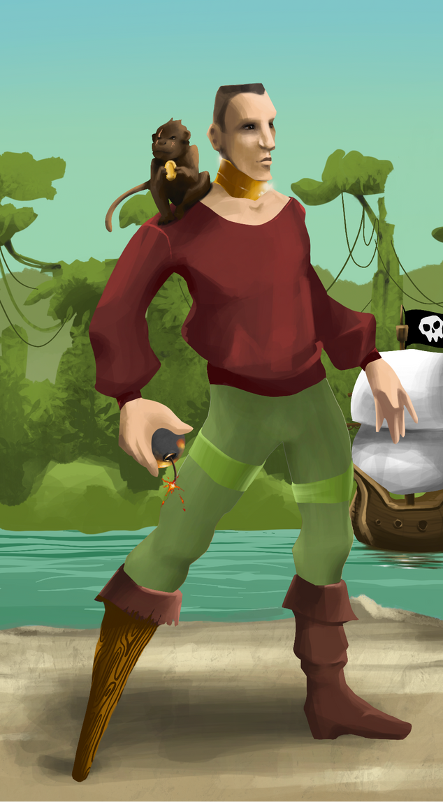 AlgoSeas Pirate #7672 NFT on Algorand