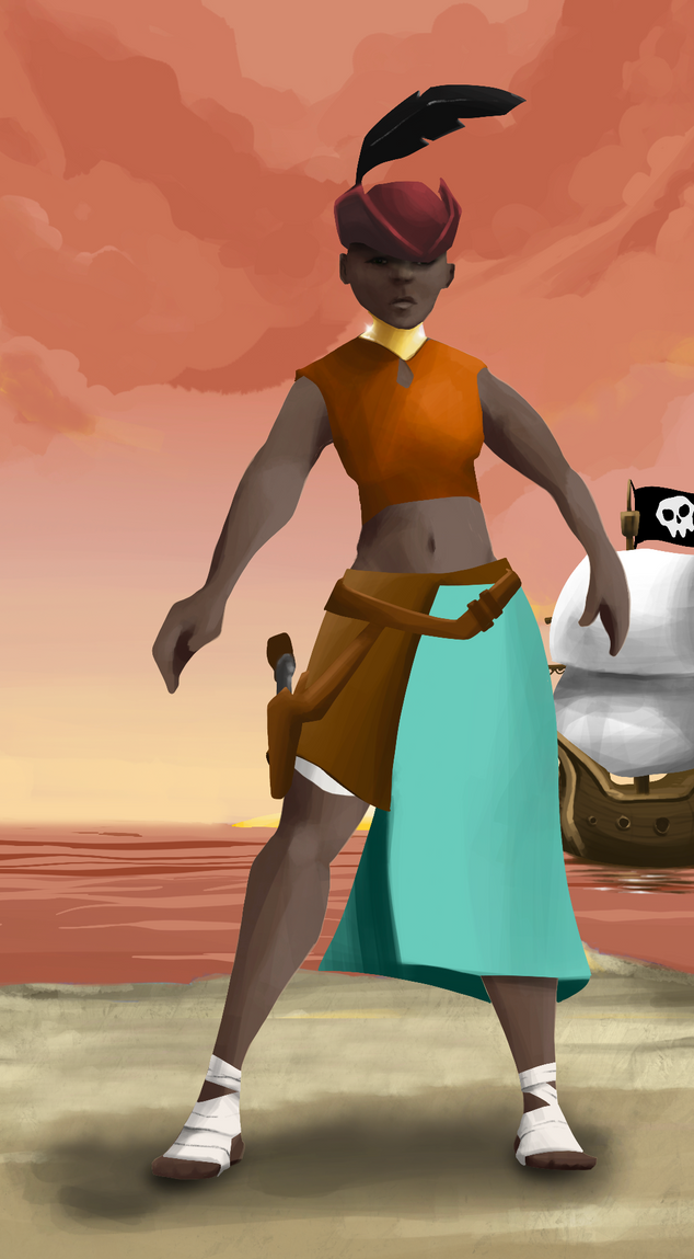 AlgoSeas Pirate #7683 NFT on Algorand